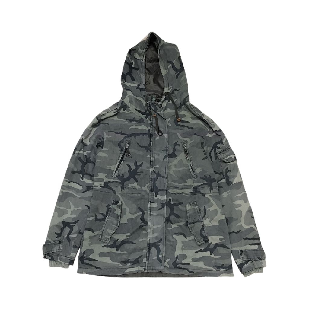 PARKA JACKET CAMO - ZARA MAN