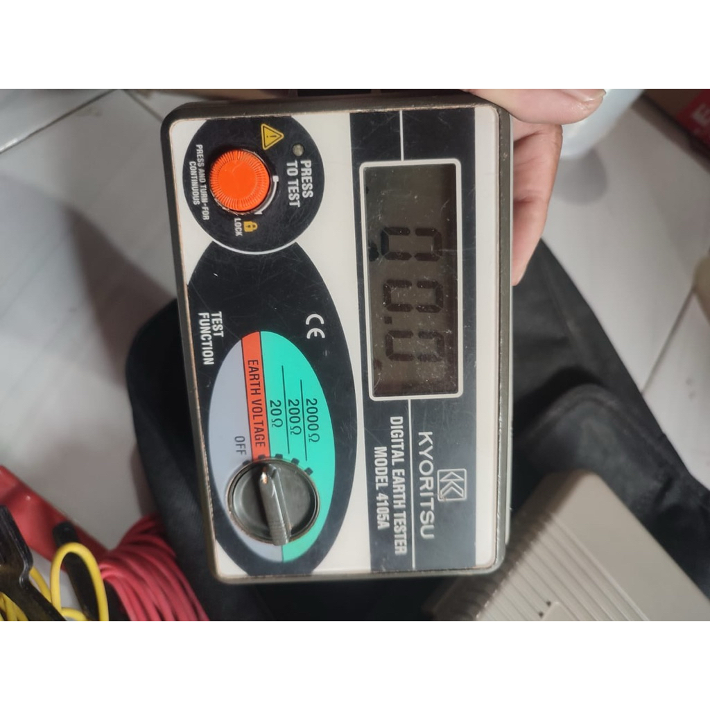 Grounding tester Kyoritsu 4105A Digital Earth Tester second