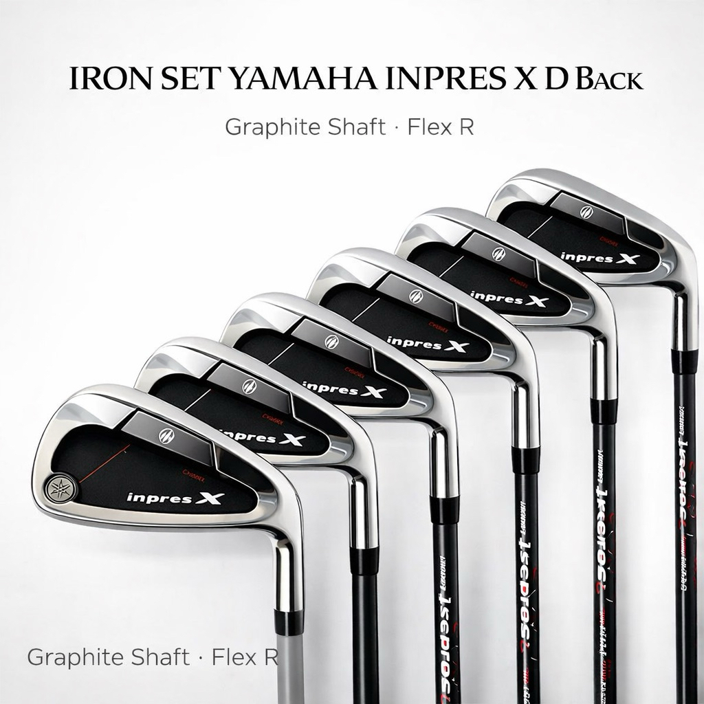 Iron Set Golf Man Yamaha Inpres Dblack Bekas Original - Stick Golf Iron Set