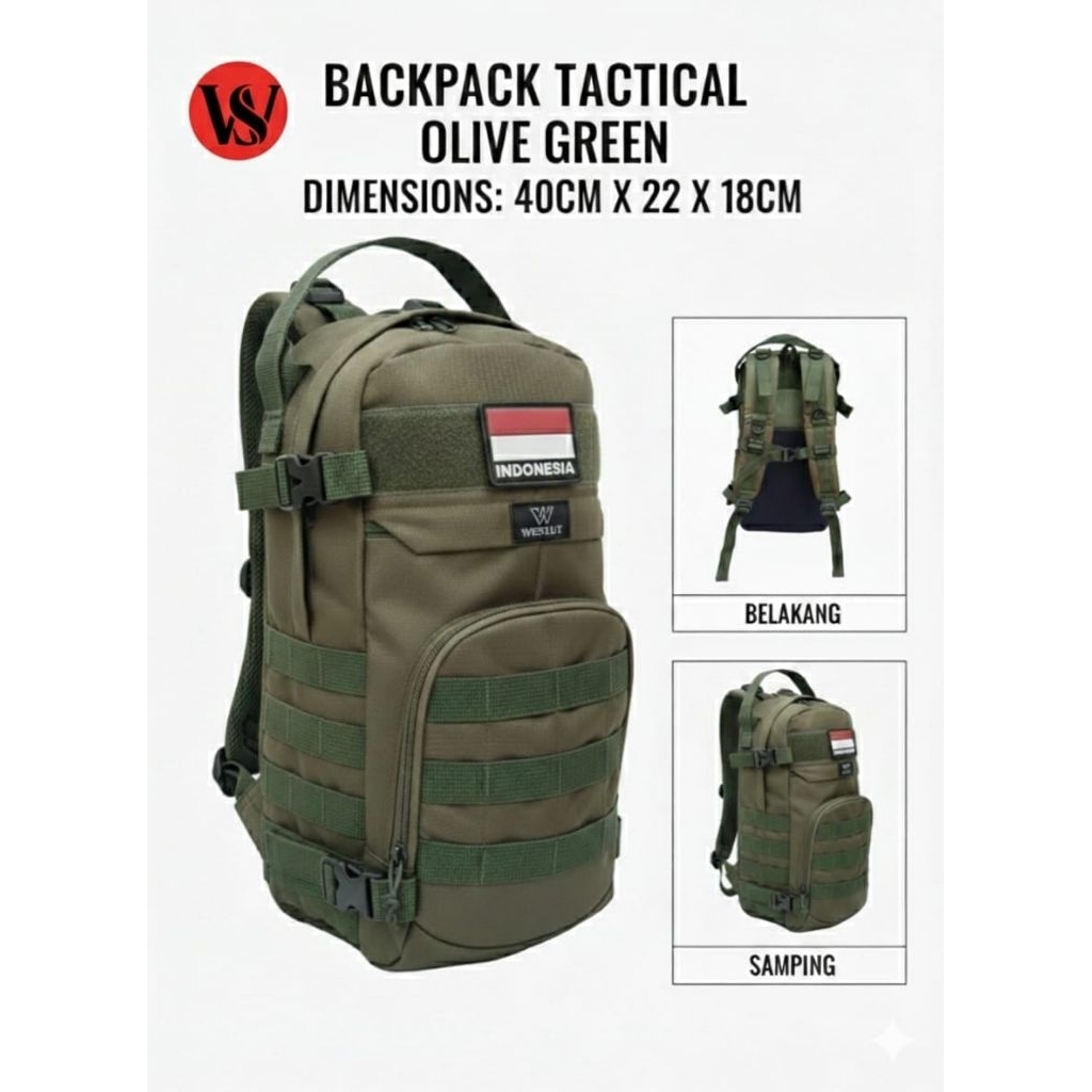 TAS GENDONG TACIKAL TERAIL ADVETURIY TAS SEPEDAH TAS GUNUNG RANSEL SEKOLAH MINIMALIS TAS TNI POLRI