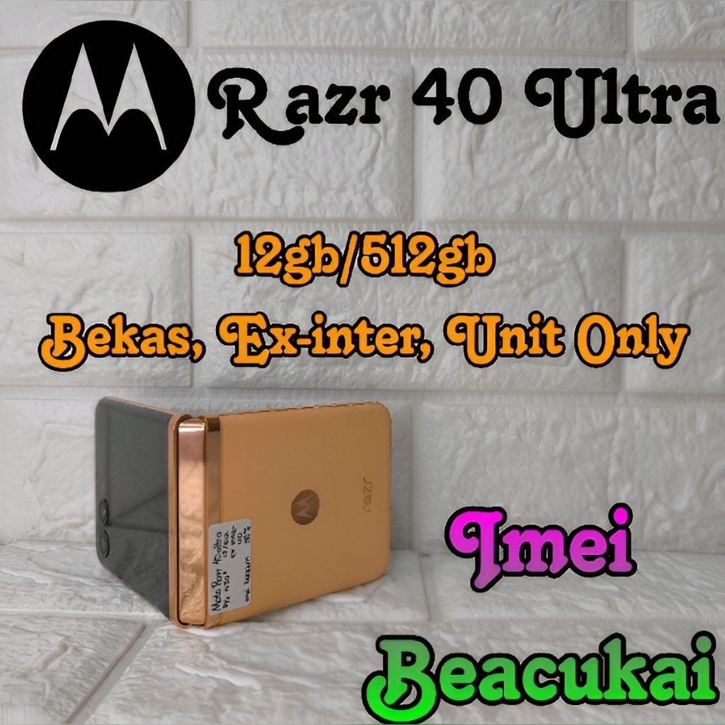 Motorola Razr 40 Ultra Peach Wood 12/512gb Seken