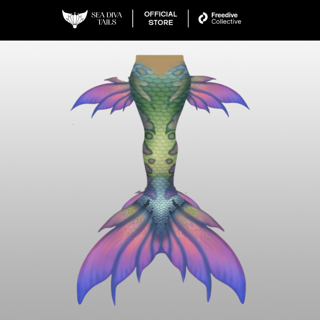 Sea Diva Tails Mermaid Tail Marina Series / Kostum Duyung Dewasa Anak