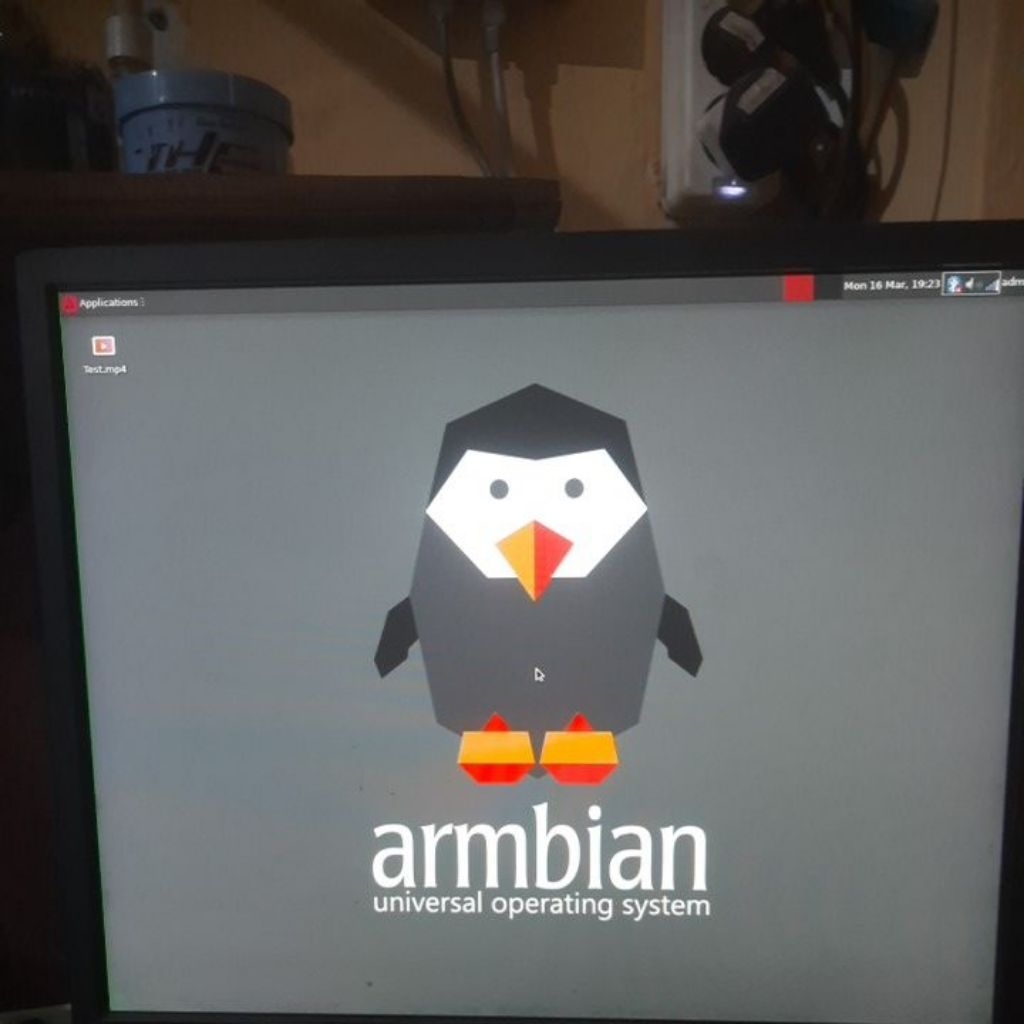Khusus Flash stb b860 hg680 ke armbian debian Linux dekstop wifi auto on