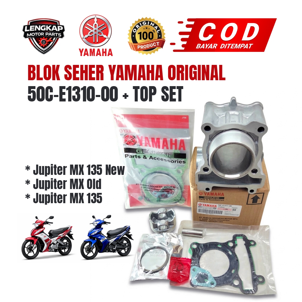 Blok Seher + Topset Yamaha Jupiter MX 135 New Jupiter MX Old 50C-E1310-00 Original YGP