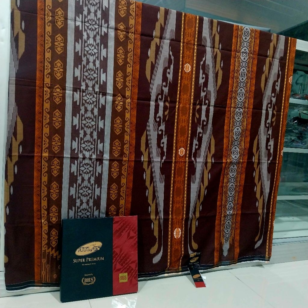 Sarung Atlas Super Premium Kualitas Gold/Silver