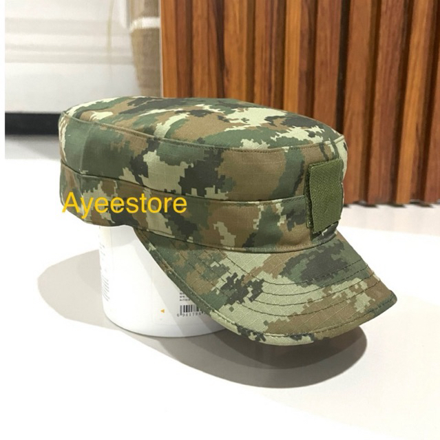 topi pet pdl prima sage green asli jatah tni full perkeras / topi pet sage / topi pdl prima / topi t