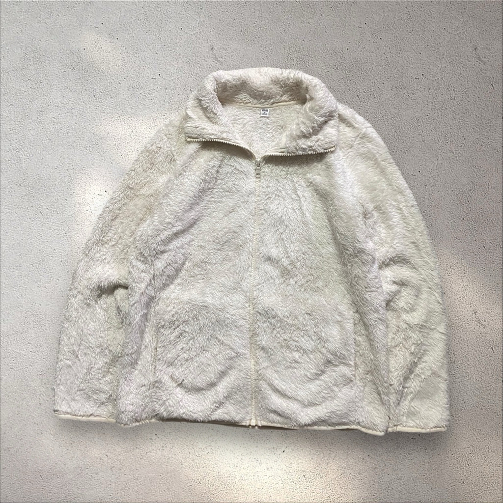 JF 77 - UNIQLO Sherpa Fleece Jaket Outdoor Japan - Size XL