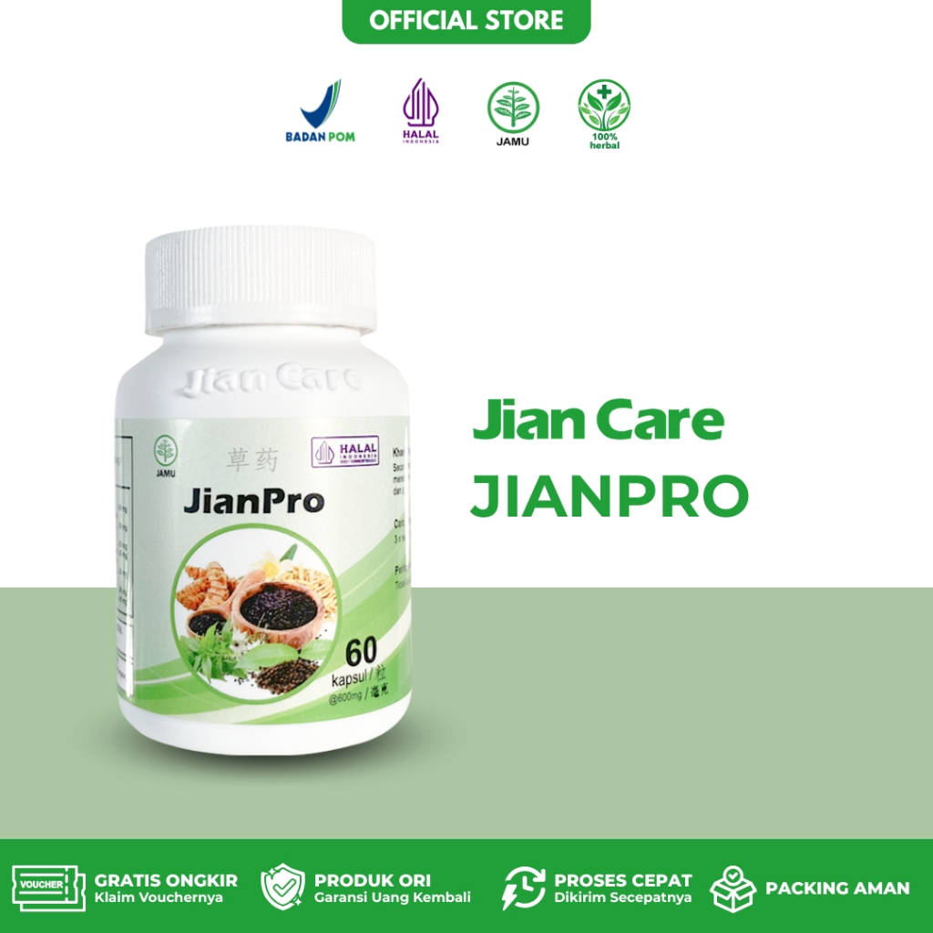 Jian Care Jianpro - Obat Herbal Bagus Untuk Nyeri Sendi, Radang Sendi, Lutut Sakit, Tangan & Kaki Ka