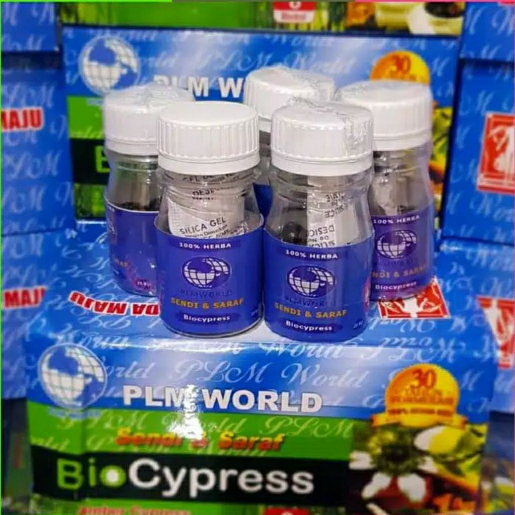 Biocypress Pil Hitam Original Membantu Melancarkan Peredaran Darah dan Menjaga Daya Tahan Tubuh Herb