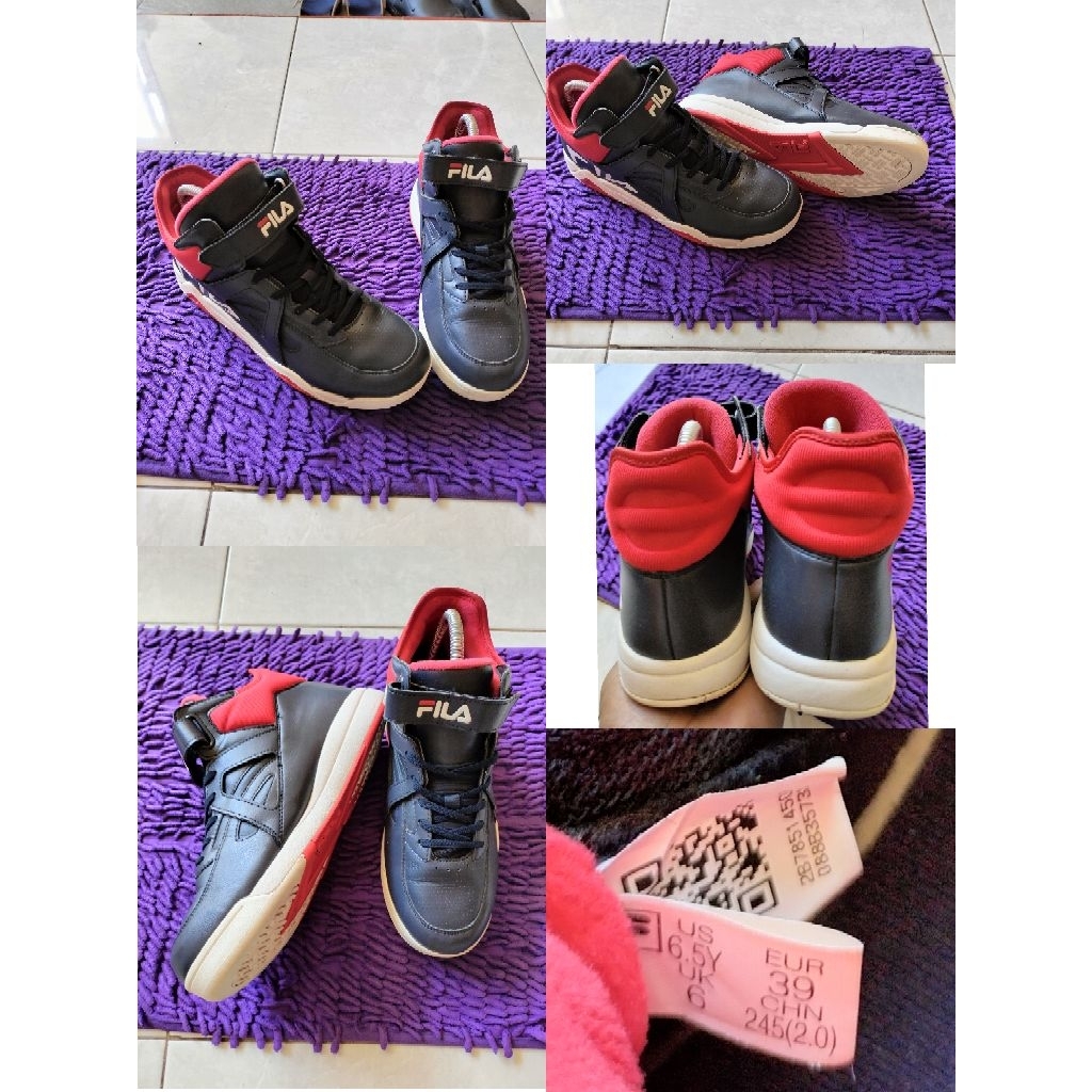 Sepatu Preloved Second Original Fila Cage High