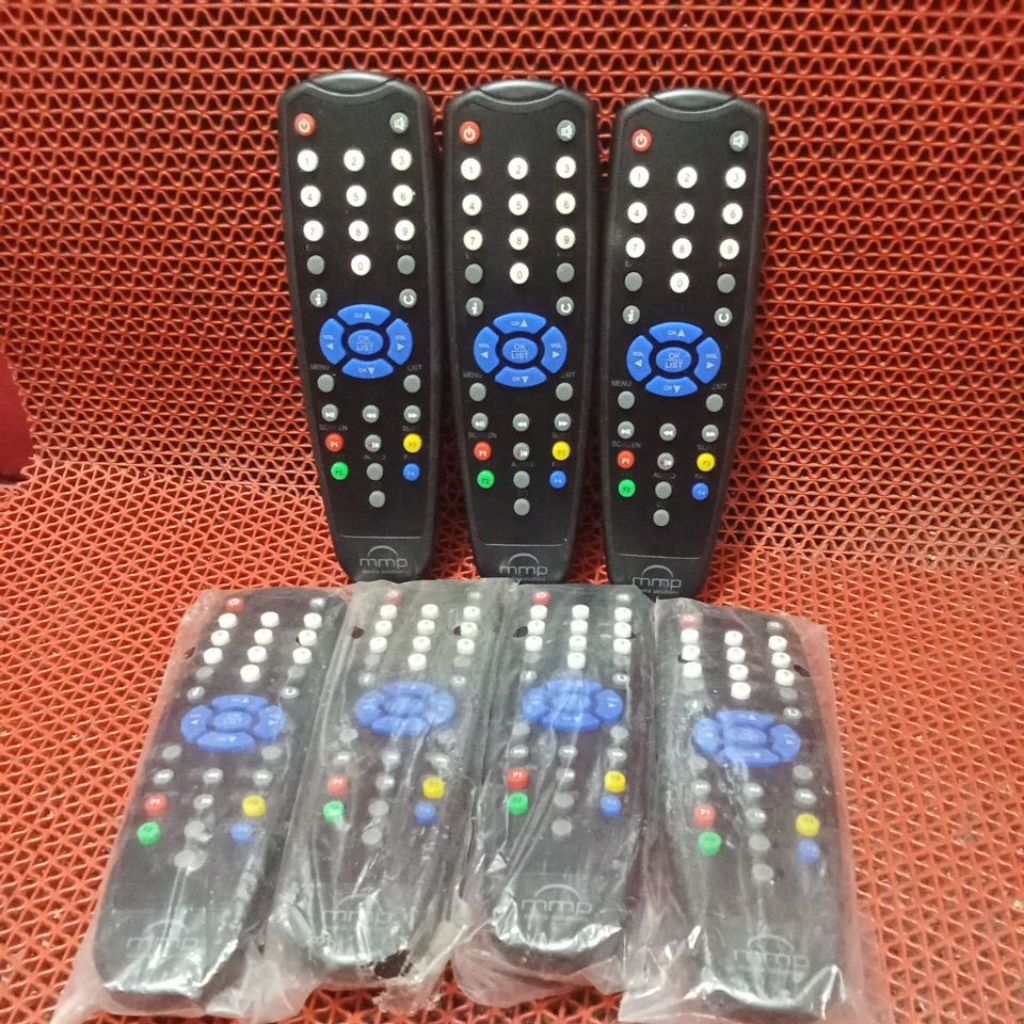 REMOT STB /RECEIVER TV DIGITAL DVB-T2,PARABOLA /SATELIT,STB TV MERK MMP 100% BARU DAN ORIGINAL