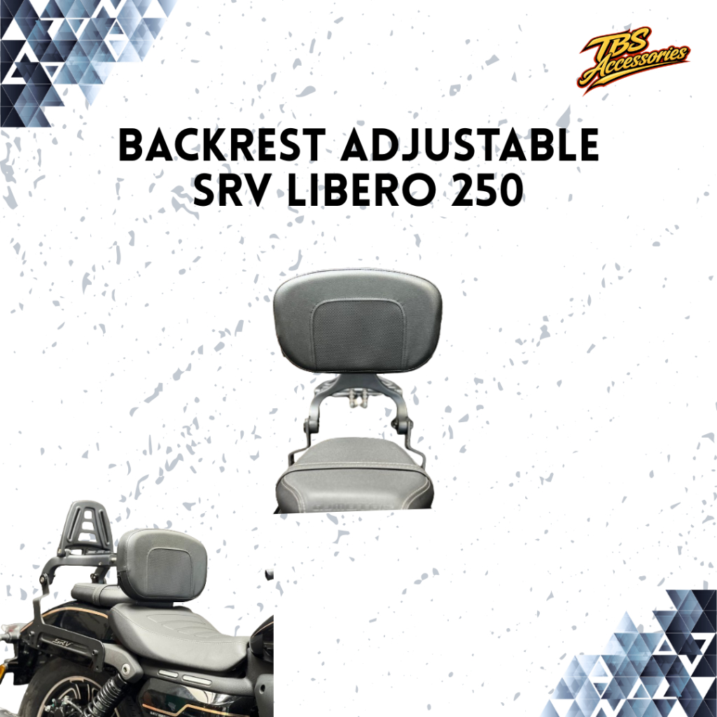 BACKREST ADJUSTABLE UNTUK QJMOTOR SRV LIBERO