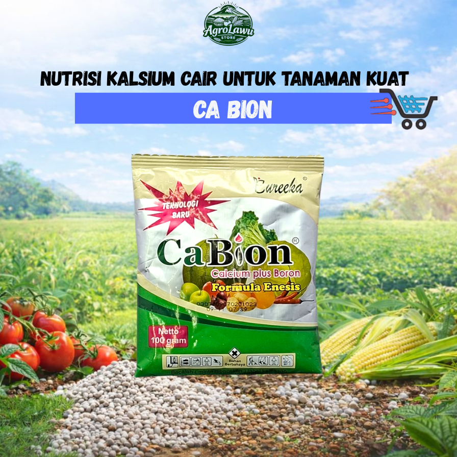 CA BION Eureeka - Pupuk Kalsium Cair Boron Nutrisi Anti Rontok Bunga & Buah