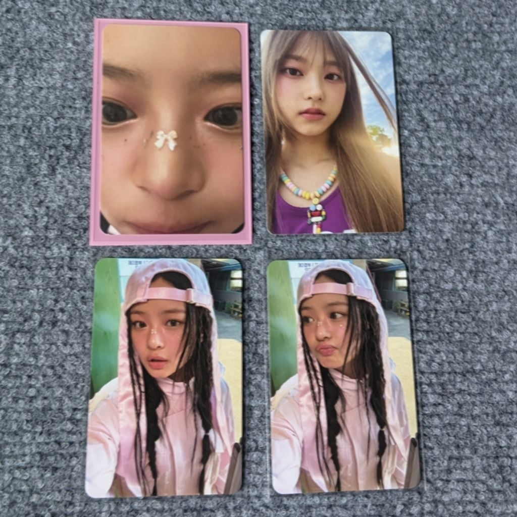 [PHOTOCARD NEW JEANS OFFICIAL]PHOTOCARD HAERIN CIMOL,PHOTOCARD,HANNI ZOOM OFFICIAL,PHOTOCARD HANNI I