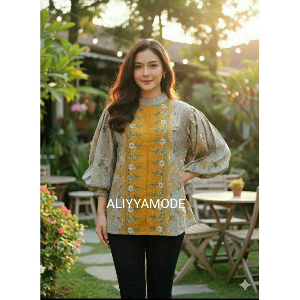 Blus Paris Batik Solo Blus Batik Wanita