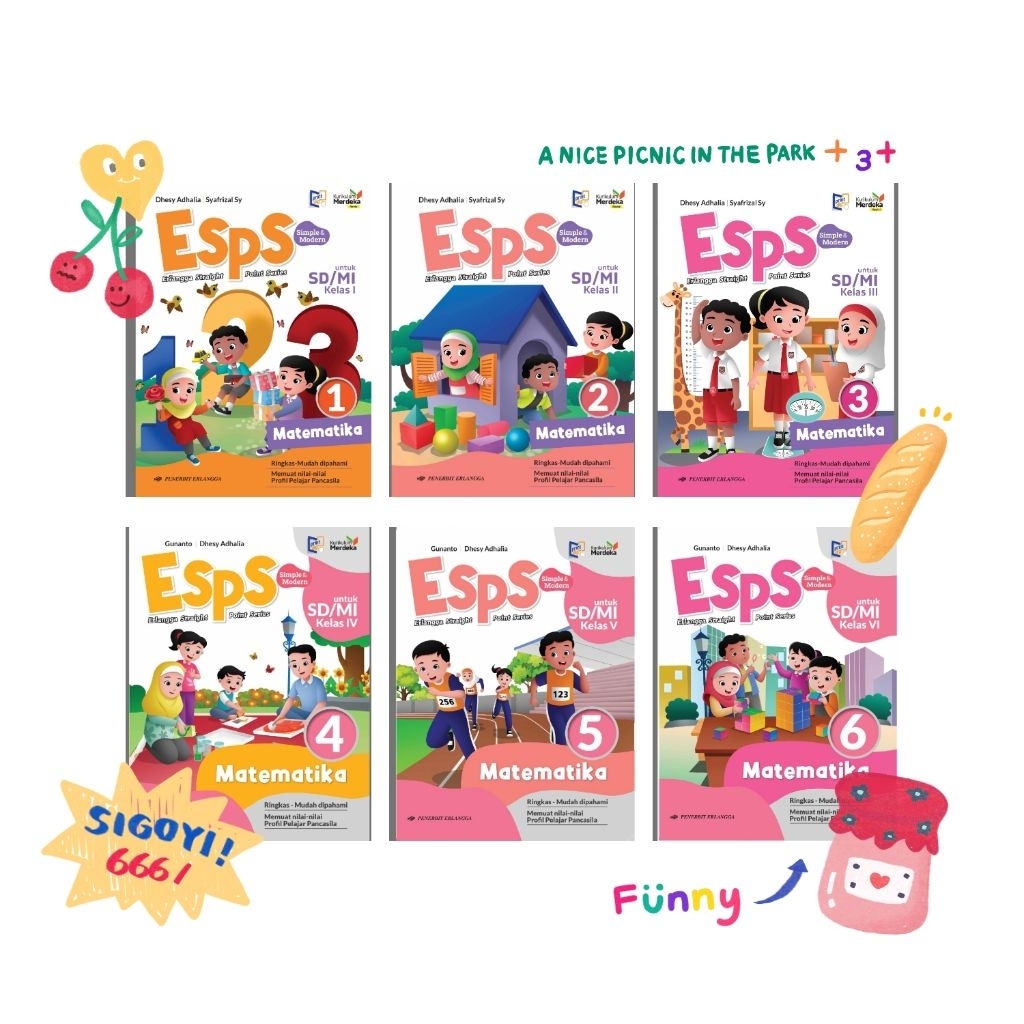 ESPS MATEMATIKA UNTUK SD KELAS 1-6 BUKU REVISI ORIGINAL