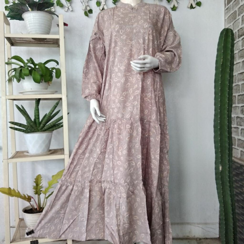 Putri Diana (Ld110,Pb140) Gamis Talia Resleting