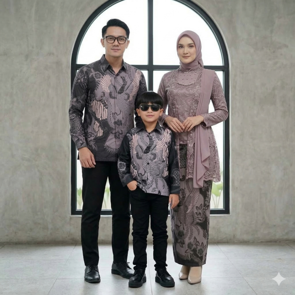 BCT Batik - Baju Kebaya Sarimbit Keluarga Kutubaru Modern Wisuda Kebaya Lamaran Kebaya Kondangan Ame