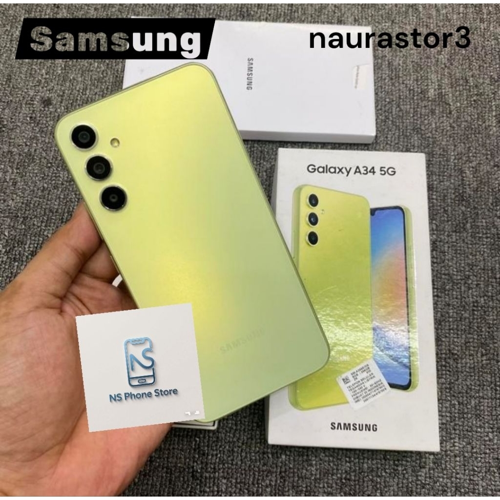 Samsung Galaxy A34 5G 8GB/128GB Second Original