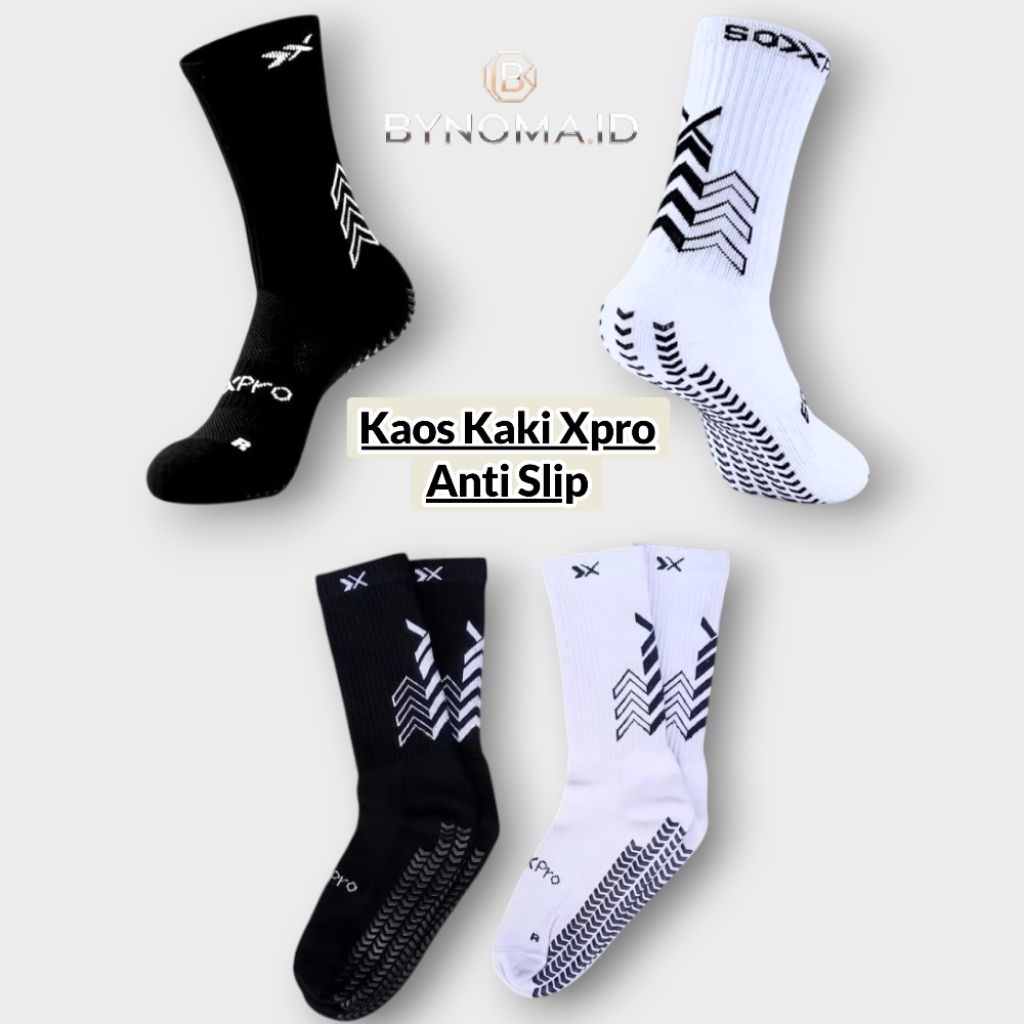 Xpro, Kaos kaki Olahraga Sepak Bola & Futsal Tebal Pendek Anti Slip Premium
