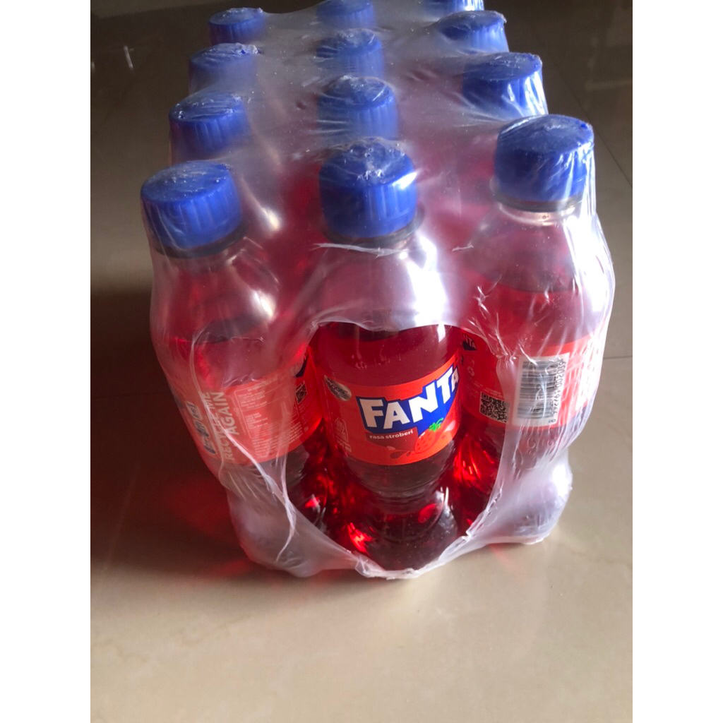 MINUMAN BOTOL SPRITE 390 ML / FANTA 390 ML ( 1 LUSIN )