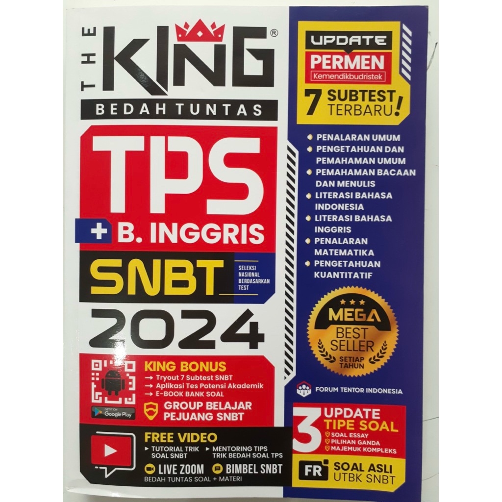 [PRELOVED] Buku latihan soal UTBK SNBT PTN INTEN - Intensif & THE KING