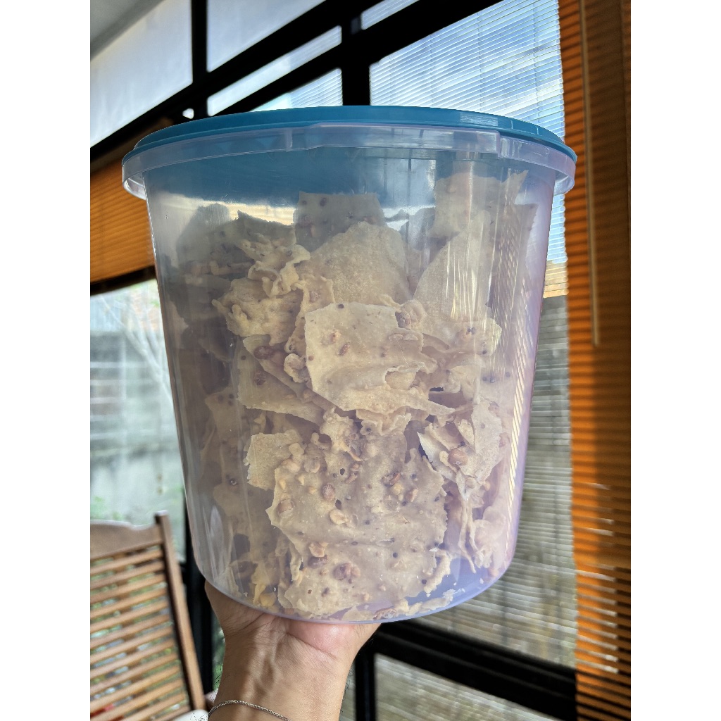 Peyek Abdi Dalem - Peyek Kacang Tanah - Toples 10 L