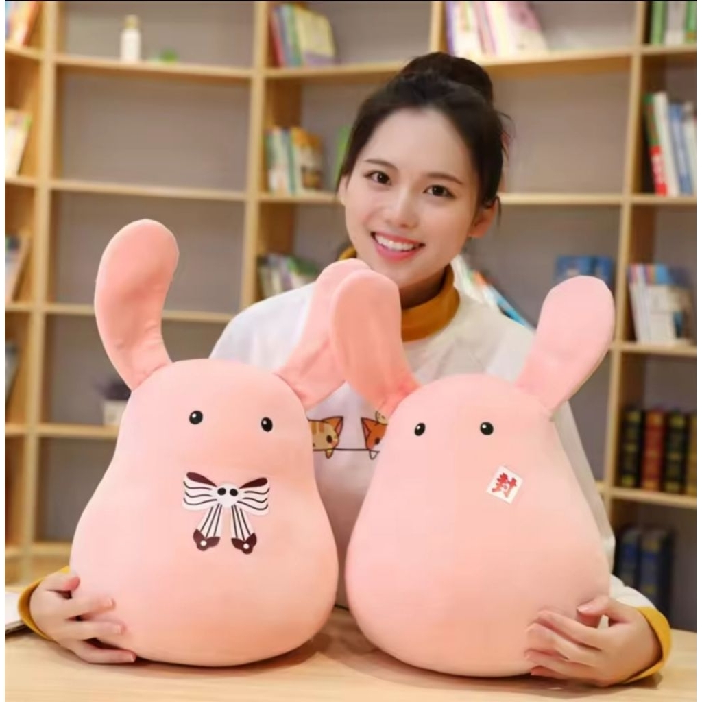 Boneka Mokke Bunny Pink Plush Anime Hanako-kun Cute Soft Doll