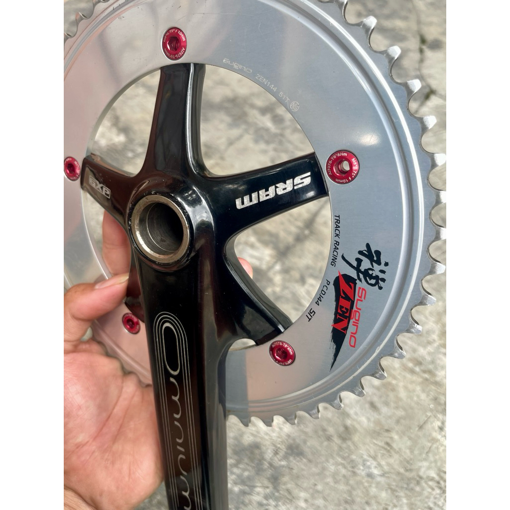 CRANKSET OMNIUM X SUGINO ZEN NJS CHAINRING
