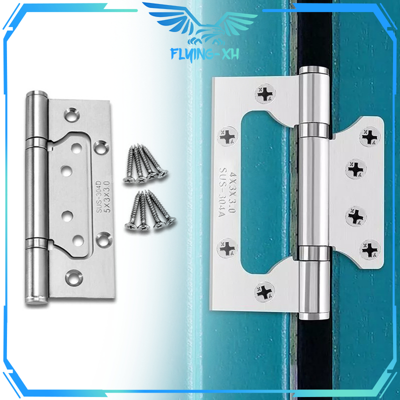 Engsel Pintu Stainless 2pcs Engsel Pintu Rumah Otomatis Engsel 4 Inch Pintu Engsel Pintu Jendela Eng