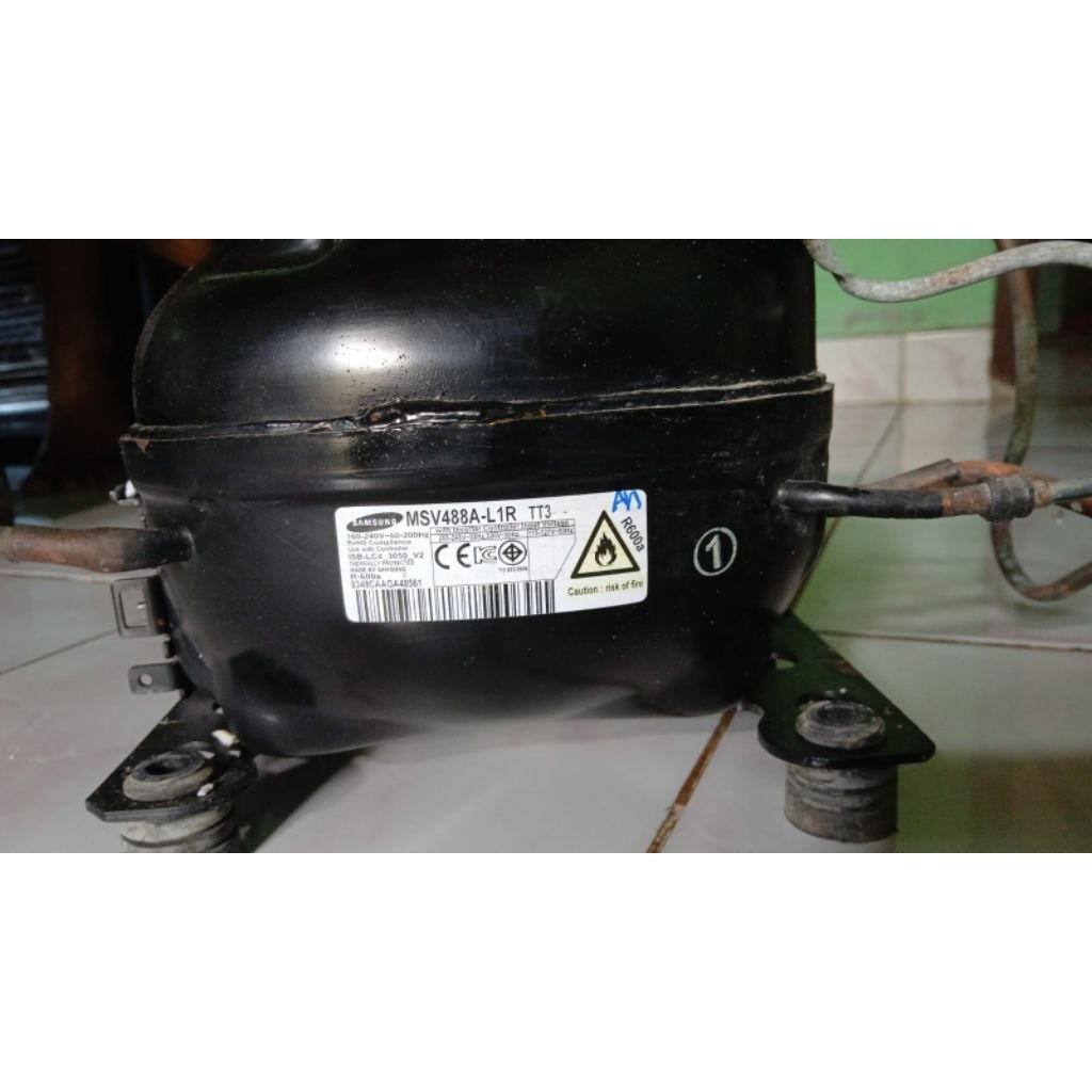 Kompresor kulkas MSV488A-L1R TT3 kulkas samsung copotan original