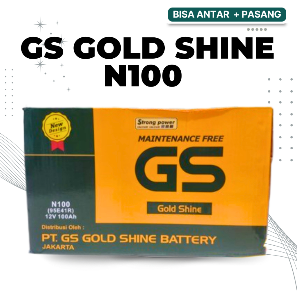 AKI MOBIL GS KERING N100 (95E41R) GoldShine DYNA+KOMATSU EXCAVATOR