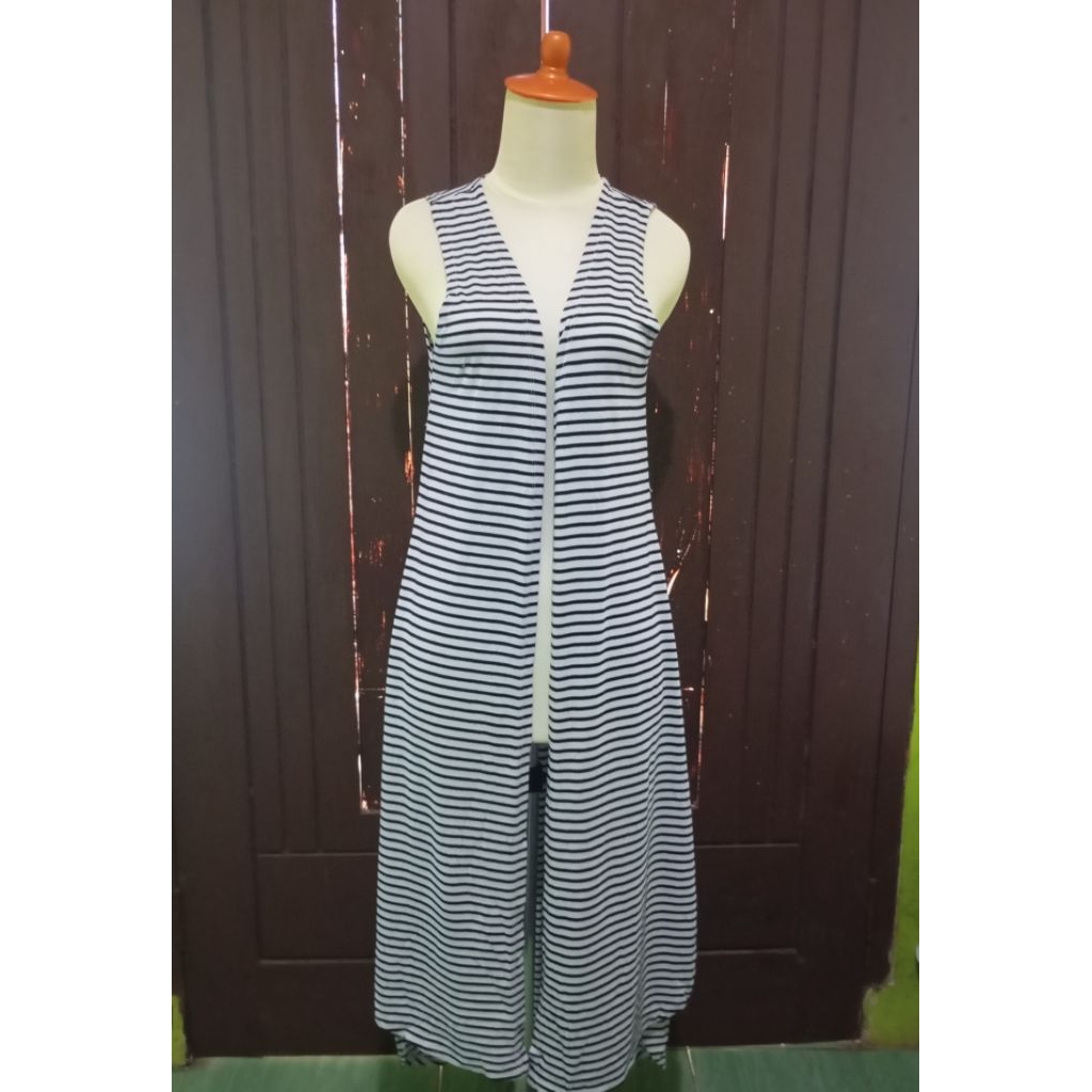 PL Long Cardi Tanpa Lengan/cardigan wanita