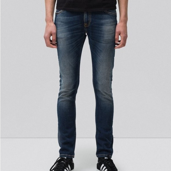 Skinny Lin Dark Double Indigo - Nudie Jeans Original