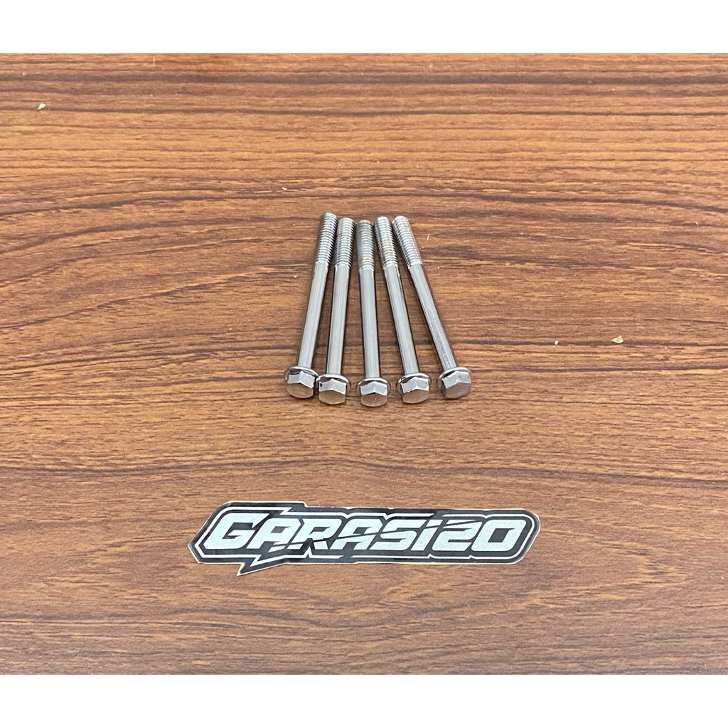 Baut cover cvt mio sporty mio smile original chrome