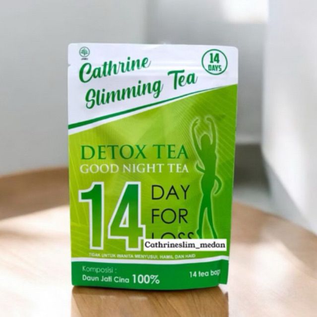 CATHERINE SLIMMING TEA DETOX BUANG BUNCIT ISI 14 TEH
