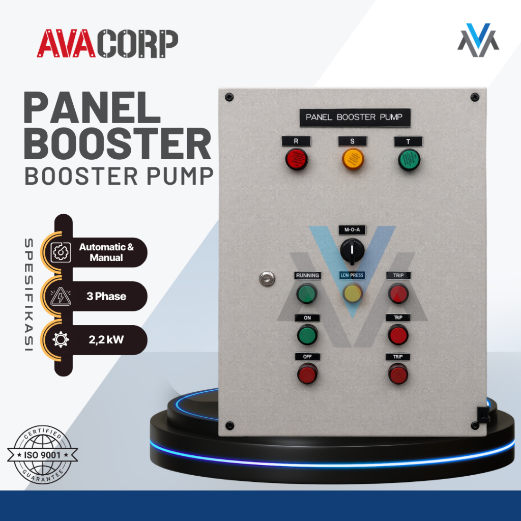 Control Panel Booster Pump by AVACORP Panel Booster Pump | 2,2 kW DOL