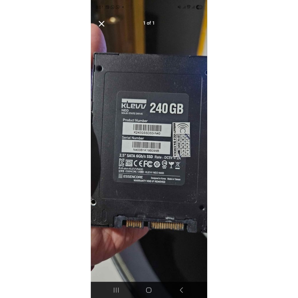 SSD KLEVV NEO 240GB