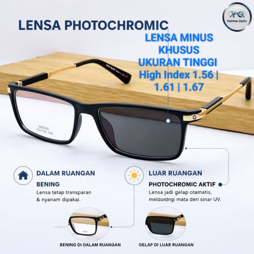 kacamata Minus Jalan khusus minus Tinggi cylinder Lensa HiGh Index ( 1.56  1.61  1.67 )