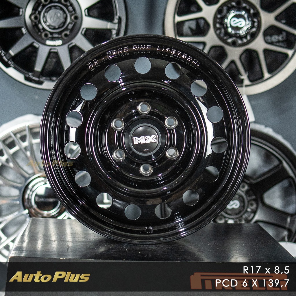 VELG LENSO MX LANDKING RING 17 PCD 6x139,7 Black