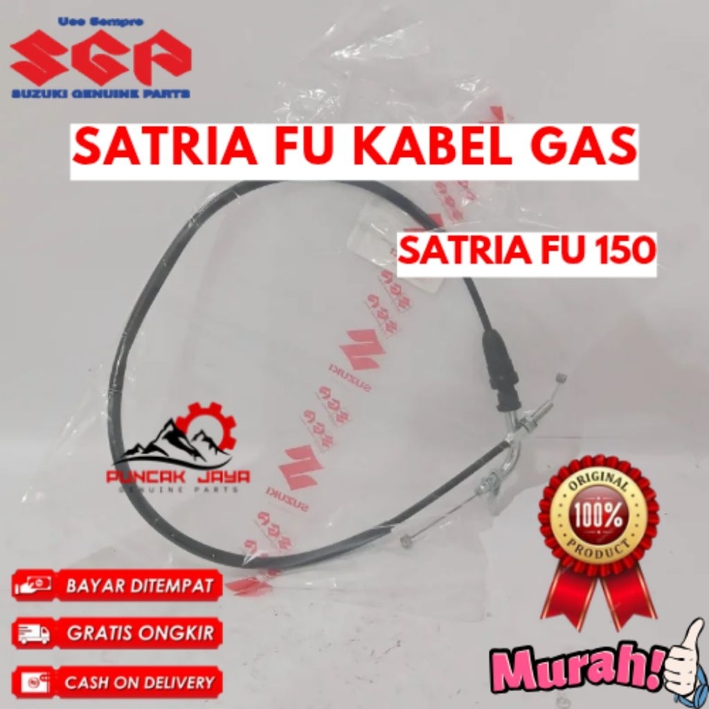KABEL GAS ORIGINAL SUZUKI KODE SATRIA FU, KABEL GAS RX SATRIA FU 150