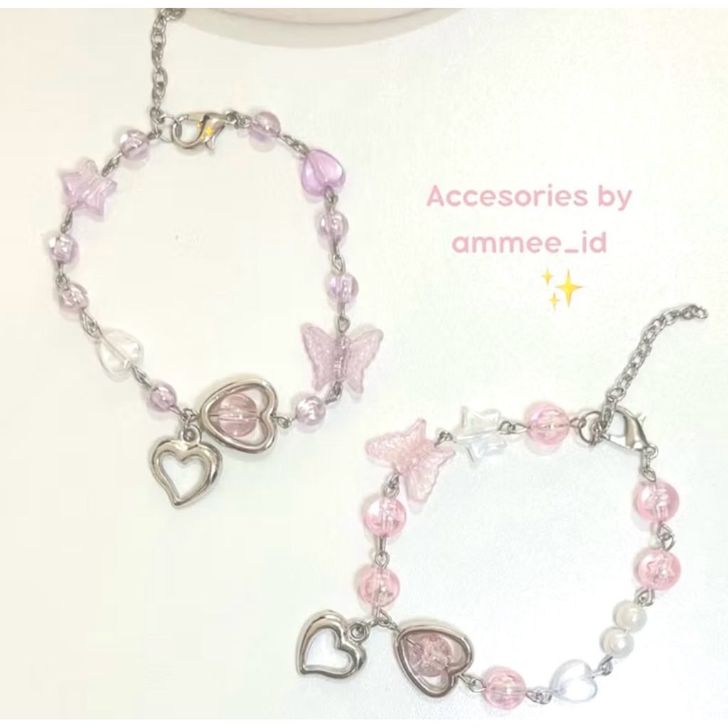 gelang rantai ellena / Gelang rantai premium pengait / Gelang premium rantai