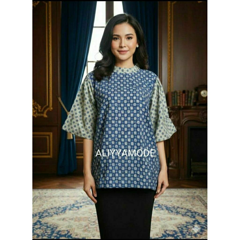 Blus Paris Batik Solo Blus Batik Wanita