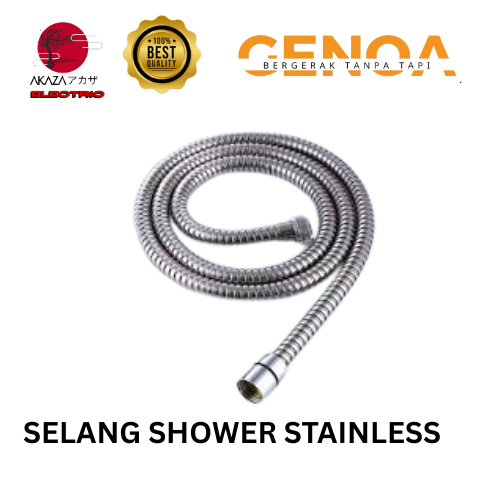 SELANG SHOWER STAINLESS/SELANG SHOWER GENOA PANJANG 1,5METER BAHAN FLEXIBLE STAINLESS/SELANG SHOWER 