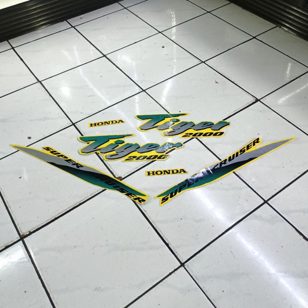 Striping Honda Tiger 2000 Tiger Lama Stiker Honda Tiger 2000 Tiger Lama