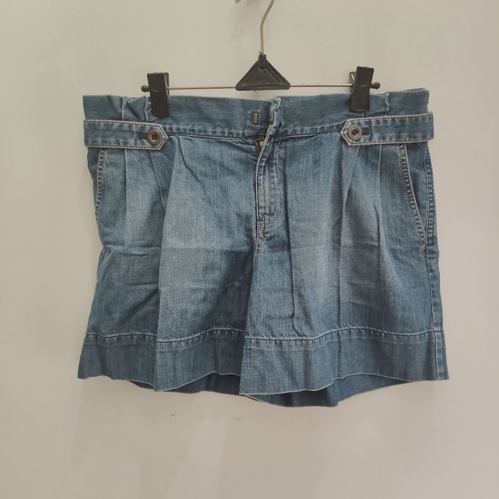 LOFT Ann Taylor Celana Pendek Denim Wanita Original - Blue Jeans Short (AVCCA039)