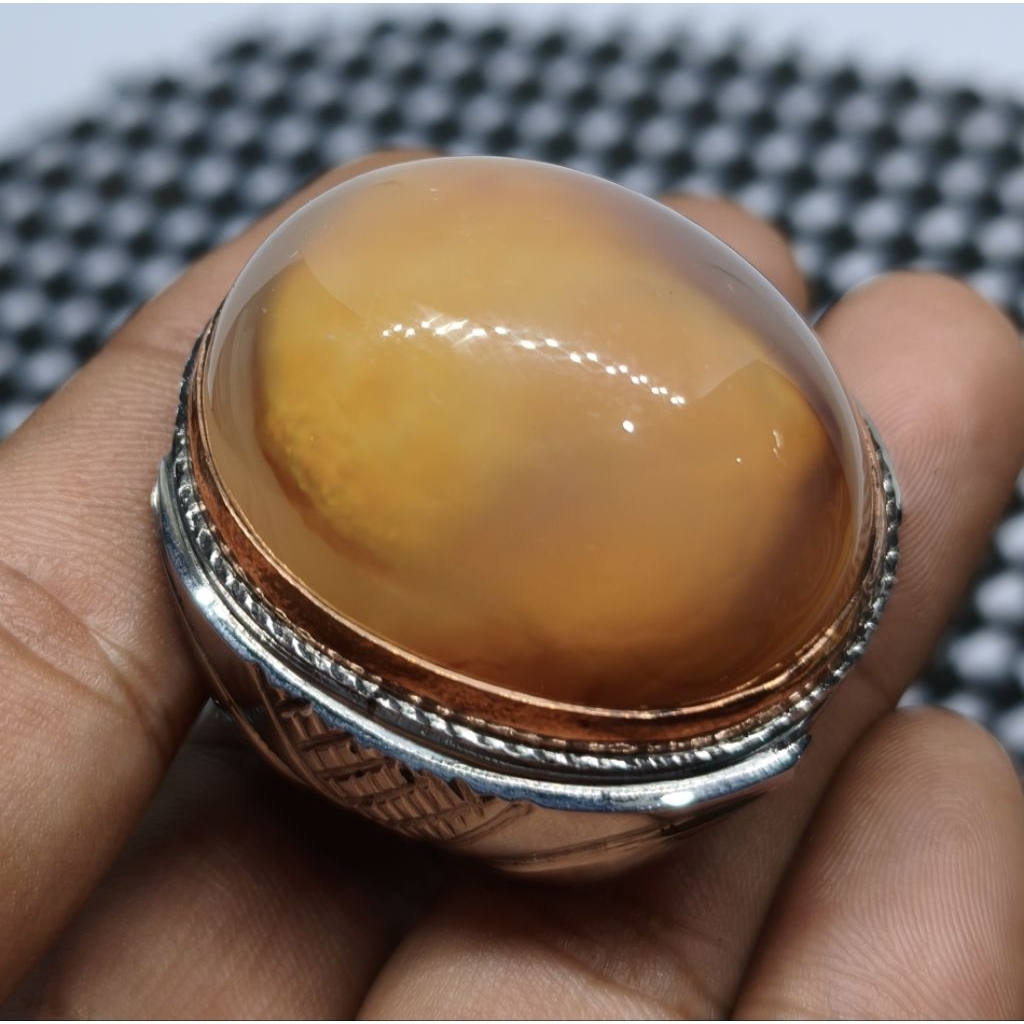 CINCIN BATU AKIK YAKUT KUNING