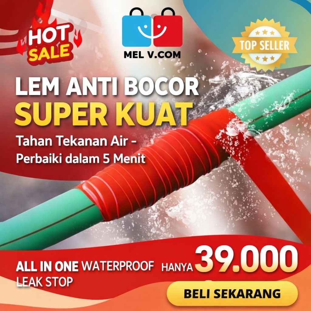 Lakban PIPA Ledeng Anti Bocor Waterproof / Isolasi Pipa Selang Bocor Anti Air