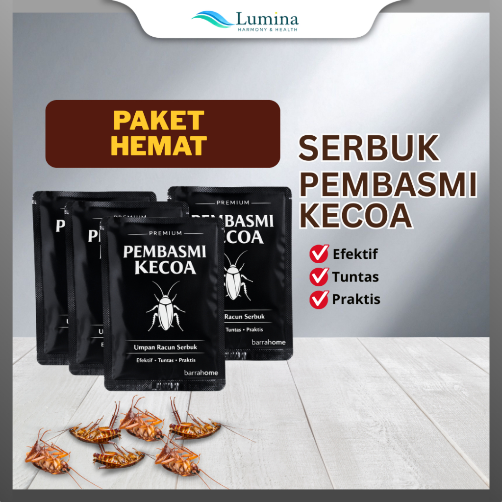 Serbuk Pembasmi Kecoa  (Umpan Racun Serbuk) SUPER DUPER AMPUH