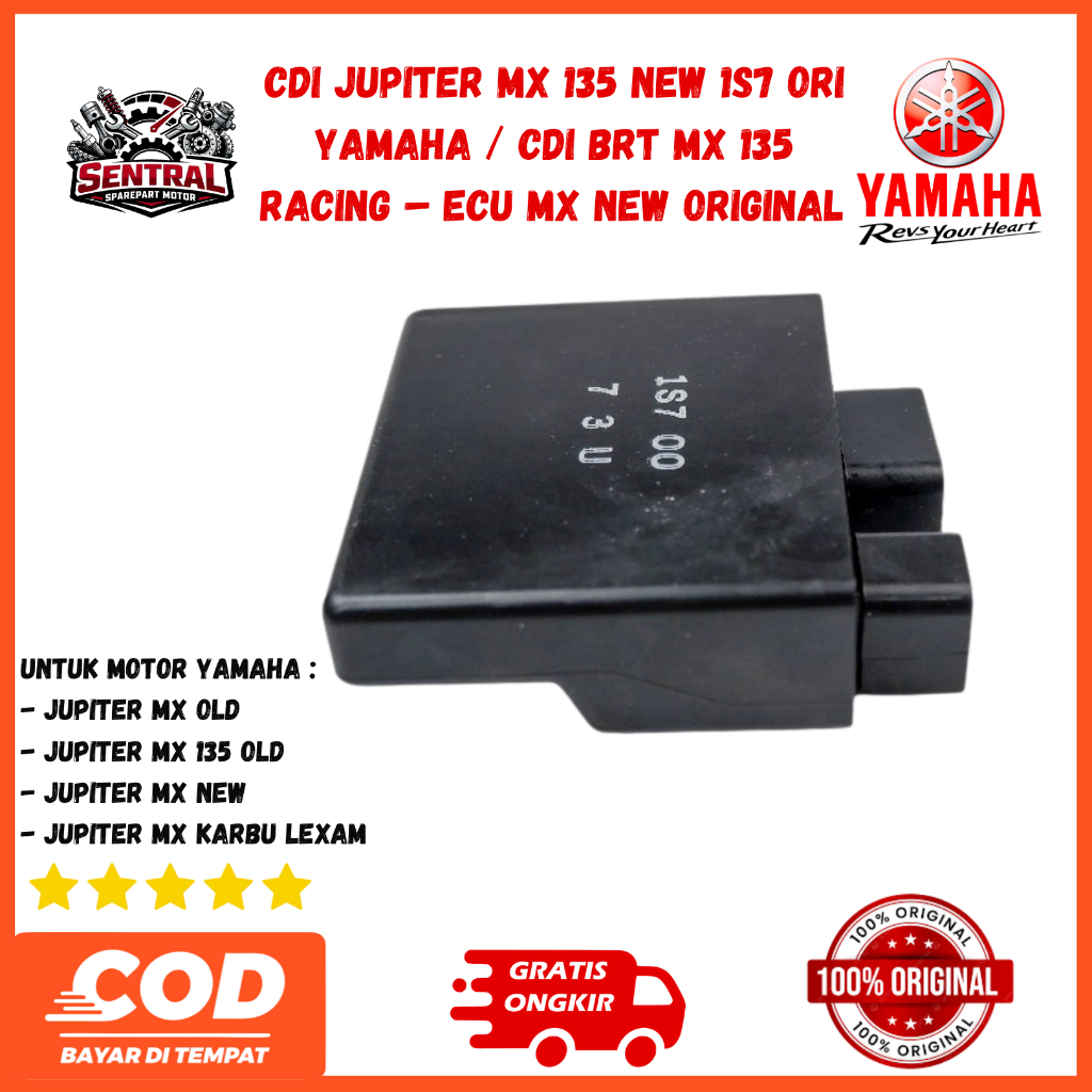 CDI Jupiter MX 135 New 1S7 Ori Yamaha / CDI BRT MX 135 Racing – ECU MX New Original Plug & Play